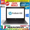 HP PC NOTEBOOK PORTATILE HP PROBOOK 430 G4 13.3" i7-7500U RAM 8 GB SSD 256GB WIN 11