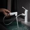 DoeDoefong Rubinetto Bagno Lavabo Con Doccetta Estraibile a 3 Modalità, Rubinetto Lavandino Bagno Lavabo e Bidet Coppia, Ubinetti Monocomando con Doccetta Miscelatore Monocomando in Otton