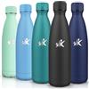 HoneyHolly Borraccia Termica, 18/8 Acciaio Inox Bottiglia Termica - 750ML - Senza BPA Borraccia Palestra, Isolato Sottovuoto, Antigoccia, Bottiglia Acqua Termos per Scuola, Sport, Ufficio