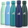 HoneyHolly Borraccia Termica, 18/8 Acciaio Inox Bottiglia Termica - 750ML - Senza BPA Borraccia Palestra, Isolato Sottovuoto, Antigoccia, Bottiglia Acqua Termos per Scuola, Sport, Ufficio