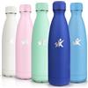 HoneyHolly Borraccia Termica, 18/8 Acciaio Inox Bottiglia Termica - 750ML - Senza BPA Borraccia Palestra, Isolato Sottovuoto, Antigoccia, Bottiglia Acqua Termos per Scuola, Sport, Ufficio