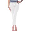 Liu Jo pantaloni donna bottom up cropped Bianco 25,28,29,30