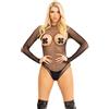 Leg Avenue Body Sexy Open Cup Crotchless Nero [Extra 5% PER I CLIENTI REGISTRATI]