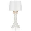 KARTELL Bourgie Lampada da Tavolo Bianco e Oro 78cm Policarbonato 2.0