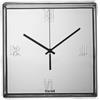 KARTELL Tic&Tac Metal Orologio da Parete e da Tavolo Cromo 30x30cm PMMA