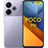 Xiaomi Poco M6 4G 128GB Purple Smartphone Dual Sim RAM 6GB Viola