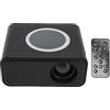 banapoy Mini Proiettore, Portatile Full HD 1080P LED Proiettore WiFi Proiettore di Film del Teatro Domestico per Il Computer del Telefono, Videoproiettore per Casa, Camera (Nero)