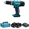 trapano avv.makita dhp453rfj 18v 2 batt 3.0ah