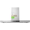 EVVO Cappa aspirante 90 cm decorativa, potenza 800 m³/h, controllo tattile e gestale, filtro in alluminio e carbone attivo, efficienza energetica A++