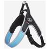 Pratiko Pettorina Easy Way Regolabile Bordo Reflex Azzurro Taglia 3