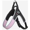 Pratiko Pettorina Easy Way Regolabile Bordo Reflex Rosa Taglia 1