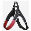 Pratiko Pettorina Easy Way Regolabile Bordo Reflex Rosso Taglia 2