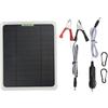 Ejoyous Caricatore Solare 20W per Auto 12V, Pannello Solare con Doppia Uscita USB per Batteria Auto Manutenzione e Ricarica Esterna