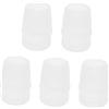Taicols 5 pezzi tappi di ricambio in silicone per borraccia sportiva, valvola morbida ergonomica, antiperdite, compatibile con bottiglie d'acqua da ciclismo e da escursionismo