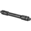 Alomejor 15mm Adattatore con Perno Passante Adattatore per Sgancio Rapido con Conversione degli Spiedini per Ruota Anteriore Mountain (Nero)