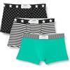 DIM Boxer Cotone Elasticizzato Vibes Uomo x3, Nero/Bianco/Verde, XL