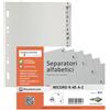 Separatore alfabetico A/Z Record R - PPL - 15x21 cm - A5 - grigio - Sei Rota