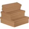 Scatola regalo in cartone - con coperchio - avana - 300 x 300 x 240cm - Scotton