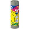 Sacchi per immondizia - 70x110 cm - 120 L - 16 micron - grigio - Logex Professional - rotolo da 10 sacchetti