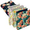 Raccoglitore Nature Flowers - A5 - 18,5 x 22 cm - 4 anelli - dorso 3 cm - Pigna