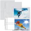 Buste forate Atla F porta foto - 4 spazi 13x18 cm - trasparente - Sei Rota - conf. 10 pezzi