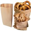 Sacchetti - carta kraft - 12x22 cm - soffietti laterali 4 cm - 45 gr - avana - Rex Sadoch - conf. 100 pezzi