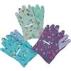 Guanti da giardino bambino - con palmo puntinato - taglia S - PVC - fantasie assortite - Verdemax