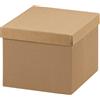 Scatola - con coperchio - 40 x 28,5 x 24 cm - cartone onda - avana - Scotton