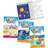 Album da colorare - alfabeto inglese - spazio - 24 facciate - per bambina - Blasetti - conf. 6 pezzi