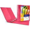 Raccoglitore personalizzabile Myto TI - 4 anelli a D 17 mm - dorso 2,5 cm - 22x30 cm - rosso - Sei Rota