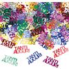 Coriandoli in plastica "Tanti Auguri" - 15 gr - Big Party