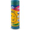Sacchi per immondizia con maniglie - 53 x 65 cm - 40 L - 25 micron - blu - Logex Professional - rotolo da 15 sacchetti