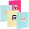 Album portafoto personalizzabile - assortiti - 24 x 31cm - 30fg - fogli in cartoncino con velina - Lebez