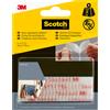 Sistema di fissaggio Dual Lock - 2,5 x 7,6 cm - trasparente - 3M - blister 2 coppie