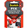 Nastro biadesivo FIX Extreme - 1,9 cm x 1,5 m - grigio - Scotch