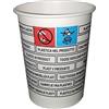 Bicchieri in carta - 180 ml - con marcatura S.U.P - Dopla - conf. 50 pezzi