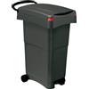 Bidone mobile a pedale - 80 L - 40x65x81 cm - PPL - grigio - Mobil Plastic