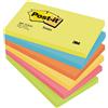 Blocco foglietti Colori Energy - 655-TFEN - 76 x 127 mm - 72 gr - colori assortiti - 100 fogli - Post-it
