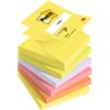 Blocco Post-it Super Sticky Z Notes - R330-NR NEON - 76 x 76 mm - assortiti neon - 100 fogli - Post-it