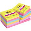 Blocco foglietti Post-it Super Sticky - 654-12SSUCC - 76 x 76 mm - colori Ultra - 90 fogli - Post-it