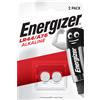 Micropila LR44 - 1,5V - a pastiglia - alcalina - A76 - Energizer - blister 2 pezzi