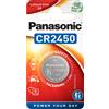 Micropila CR2450 - litio - Panasonic - blister 1 pezzo