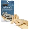 Guanti in lattice - satinati - taglia M/7 - bianco - Perfetto - blister 2 pezzi