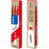 Refill sfera a scatto Frixionball Clicker - punta 0,5mm - rosso - Pilot - conf. 3 pezzi