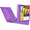 Raccoglitore personalizzabile Myto TI - 4 anelli a D 17 mm - dorso 2,5 cm - 22x30 cm - lilla - Sei Rota