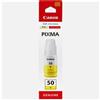 GI 50Y Flacone di inchiostro originale GIallo Canon G 5050, 6050