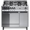 Lofra Cucina a Gas 5 Fuochi Forno Elettrico con Grill 90x60 cm Classe A colore Inox - MR96MF/C