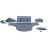 Lemax plaza system (grey, variety) - 32 pcs