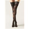 Calzedonia Autoreggenti Con Pizzo In Tulle Nero