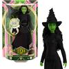 Mattel Universal Wicked - Elphaba Cantante, bambola snodata con look ispirato al film, outfit rimovibile e accessori inclusi, canta Defying Gravity, giocattolo per bambini, 4+ anni, JLG48